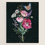 Butterfly Floral Bouquet Jigsaw Puzzle Gallery Image 1