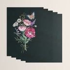 Butterfly Floral Bouquet Wrapping Paper Gallery Image 3