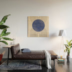 Blue Contemporary Design Wood Wall Art Gallery Image 2