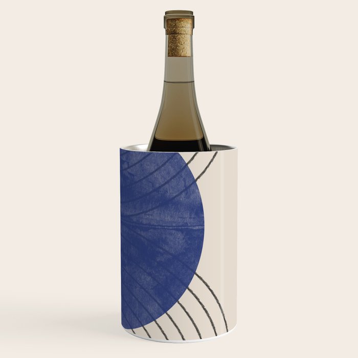 Blue Contemporary Design Wine Chiller Gallery Image 3