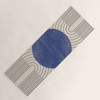 Blue Contemporary Design Yoga Mat Gallery Image 1