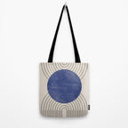 Blue Contemporary Design Tote Bag Gallery Image 2