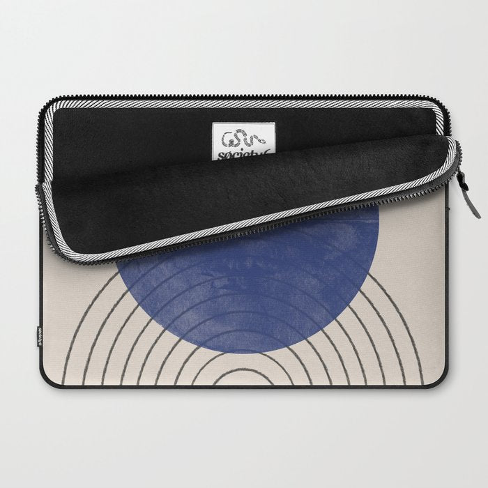 Blue Contemporary Design Laptop Sleeve Gallery Image 2