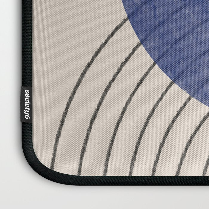 Blue Contemporary Design Laptop Sleeve Gallery Image 3