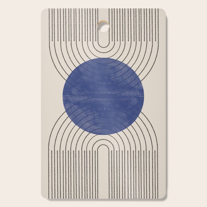 Blue Contemporary Design Cutting Board Gallery Image 1