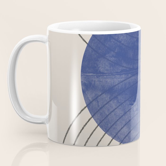 Blue Contemporary Design Coffee Mug Gallery Image 3