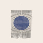 Blue Contemporary Design Wall Hanging Gallery Image 1