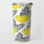 Banana Bunch - Yellow & Black Palette Travel Mug Gallery Image 2