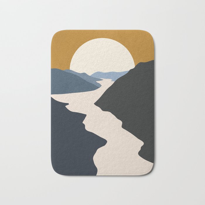 Abstract Art / Landscape 5 Bath Mat Gallery Image 1
