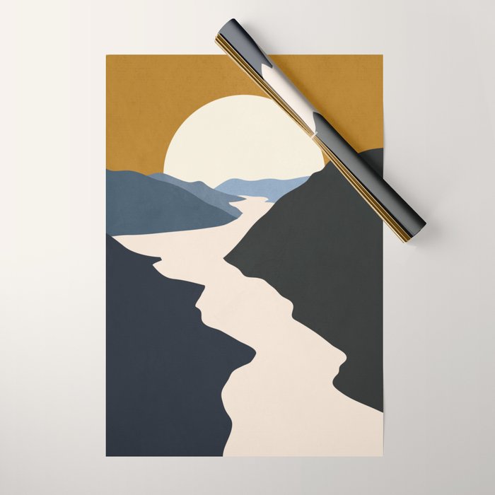 Abstract Art / Landscape 5 Wrapping Paper Gallery Image 1