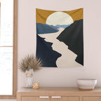 Abstract Art / Landscape 5 Wall Tapestry Gallery Image 2