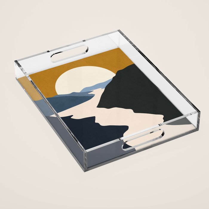Abstract Art / Landscape 5 Acrylic Tray Gallery Image 1