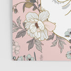 seamless floral pattern with white swan Poster Gallery Image 3