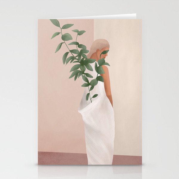 Carrying the Plant Stationery Card Gallery Image 2