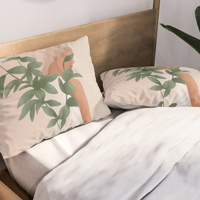Carrying the Plant Pillow Sham Gallery Image 2