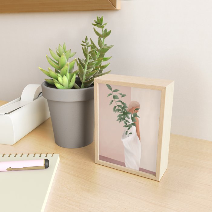 Carrying the Plant Mini Art Print Gallery Image 2