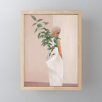 Carrying the Plant Mini Art Print Gallery Image 1
