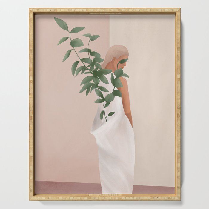 Carrying the Plant Serving Tray Gallery Image 1