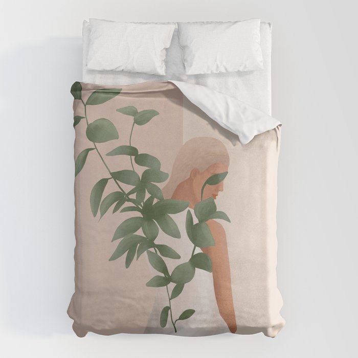 Carrying the Plant Duvet Cover Gallery Image 1