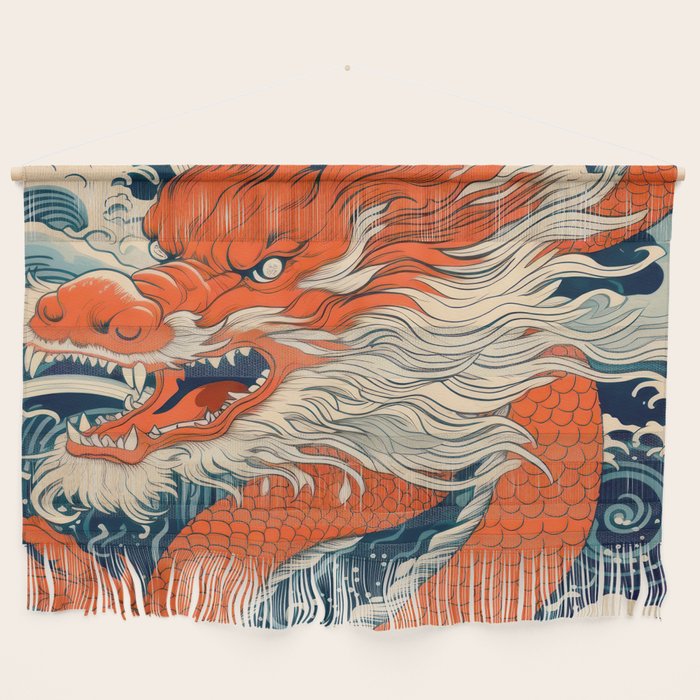 Ocean Storm Dragon Wall Hanging Gallery Image 1