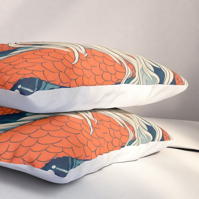 Ocean Storm Dragon Pillow Sham Gallery Image 3