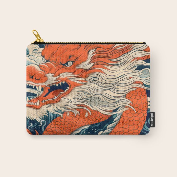 Ocean Storm Dragon Carry All Pouch Gallery Image 1