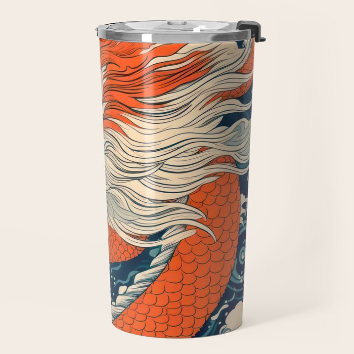 Ocean Storm Dragon Travel Mug Gallery Image 2