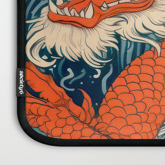 Ocean Storm Dragon Laptop Sleeve Gallery Image 3