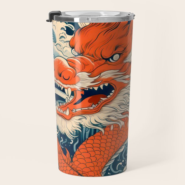 Ocean Storm Dragon Travel Mug Gallery Image 3