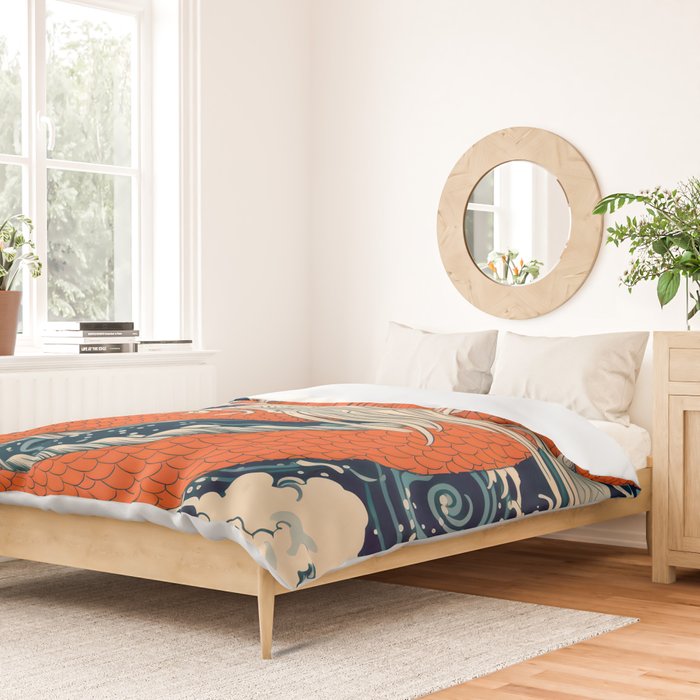 Ocean Storm Dragon Duvet Cover Gallery Image 2