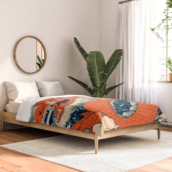 Ocean Storm Dragon Comforter Gallery Image 2