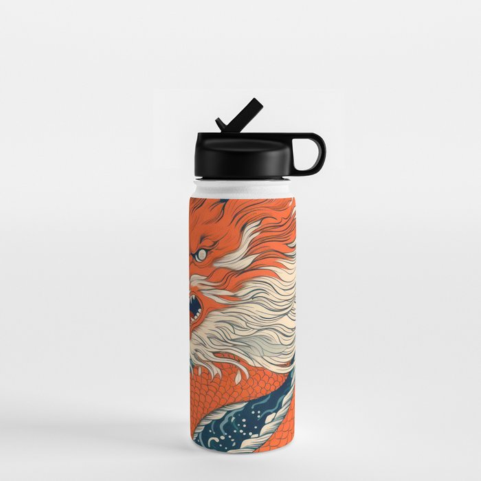 Ocean Storm Dragon Water Bottle Gallery Image 1