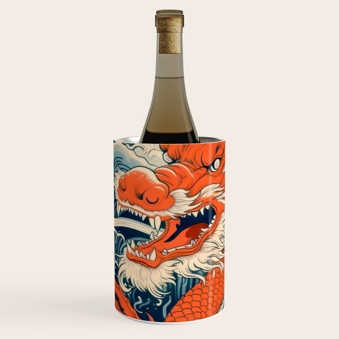 Ocean Storm Dragon Wine Chiller Gallery Image 2