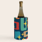 Retro Mid Century Modern Abstract Pattern 221 Wine Chiller Gallery Image 1