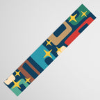Retro Mid Century Modern Abstract Pattern 221 Table Runner Gallery Image 3