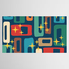 Retro Mid Century Modern Abstract Pattern 221 Tablecloth Gallery Image 2