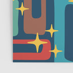 Retro Mid Century Modern Abstract Pattern 221 Poster Gallery Image 3