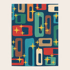 Retro Mid Century Modern Abstract Pattern 221 Poster Gallery Image 4