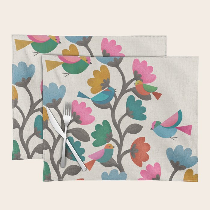 Birds & Blossoms Placemat Gallery Image 1
