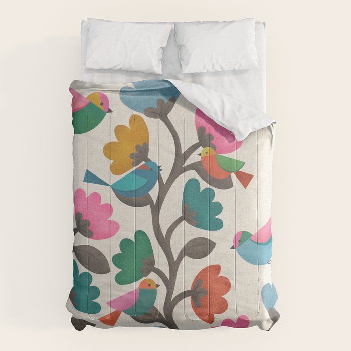 Birds & Blossoms Comforter Gallery Image 6