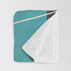 Minimal Colorful Abstract Shapes 12 Throw Blanket Gallery Image 3