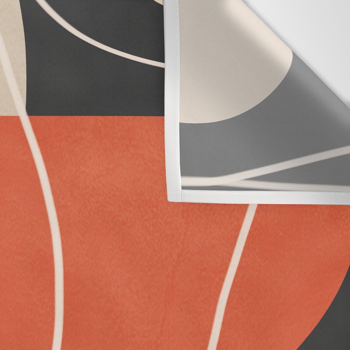 Minimal Colorful Abstract Shapes 12 Wall Tapestry Gallery Image 3