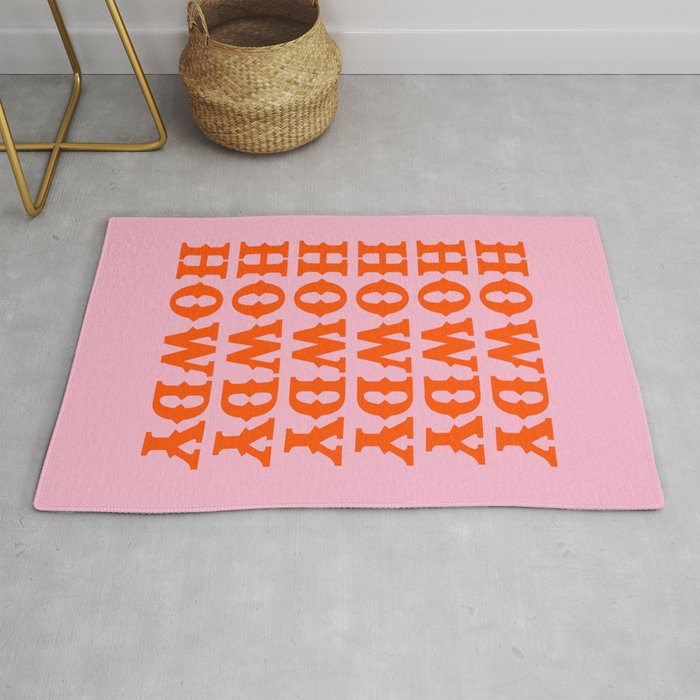 howdy howdy howdy Rug Gallery Image 1