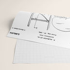 Basketball Net Patent - Basketball Fan Coach Player Art - White Wrapping Paper Gallery Image 2