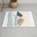 Minimalistic Landscape Rug Gallery Image 1