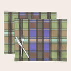 Fusion Colorful Toned Grids Placemat Gallery Image 1
