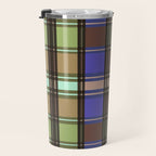 Fusion Colorful Toned Grids Travel Mug Gallery Image 3