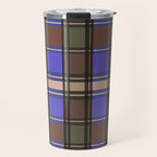 Fusion Colorful Toned Grids Travel Mug Gallery Image 1