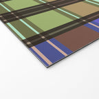 Fusion Colorful Toned Grids Welcome Mat Gallery Image 2