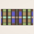 Fusion Colorful Toned Grids Desk Mat Gallery Image 3